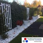 Crystal white keien witte afgeronde stenen decoratie tuin, Overige materialen, Verzenden, Wit, Nieuw