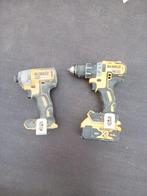 Dewalt 18V Boormachine & Slagschroevendraaier Set, Ophalen of Verzenden, Gebruikt, Boor- en Schroefmachine, Variabele snelheid