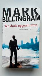 Mark Billingham - Ten dode opgeschreven, Ophalen of Verzenden, Zo goed als nieuw, Mark Billingham