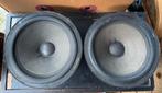 Peerless Alnico woofers, 10 inch, Audio, Tv en Foto, Luidsprekers, Gebruikt, Minder dan 60 watt, Front, Rear of Stereo speakers