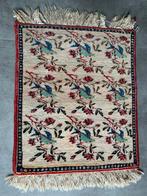 handgeknoopt - wollen ORIËNTAALS TAPIJTJE - 53x63cm TABRIZ, Antiek en Kunst, Ophalen of Verzenden