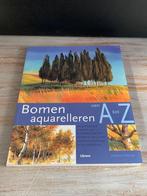 Boek bomen aquarelleren van A tot Z, Boeken, Hobby en Vrije tijd, Ophalen of Verzenden, Gelezen, Tekenen en Schilderen