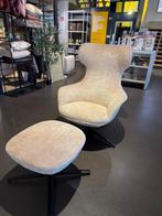 SHOWMODEL FAUTEUIL + HOCKER PASSO, Ophalen, 75 tot 100 cm, Zo goed als nieuw, Metaal