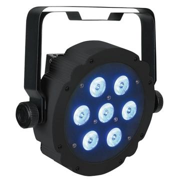 4x Showtec Par 7 Tri (zwart) combideal beschikbaar voor biedingen