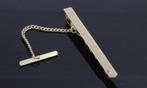 Dasklem met diamant 14 karaats gouden heren vintage broche