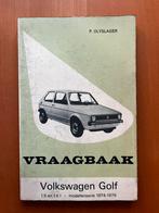 Volkswagen Golf I, 1.5 en 1.6, 1974-1979, Auto diversen, Handleidingen en Instructieboekjes, Ophalen of Verzenden