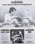 3 vintage advertenties reclames Marklin trein 1981 treinen, Verzamelen, Ophalen of Verzenden, Gebruikt, Overige typen
