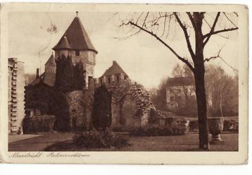 Maastricht Pater Vincktoren mooie fotokaart uit 1940. beschikbaar voor biedingen