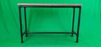 Haltafel  industrieel type met dikke buis 120x 38x 80 hoog, Huis en Inrichting, Tafels | Sidetables, Ophalen, 100 tot 150 cm, Nieuw