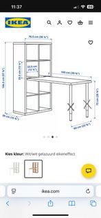 Kallax kast bureau combinatie, Ophalen, Gebruikt, Bureau