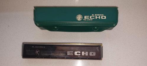 Mondharmonica M. Hohner . ECHO, Muziek en Instrumenten, Blaasinstrumenten | Mondharmonica's, Zo goed als nieuw, Ophalen of Verzenden