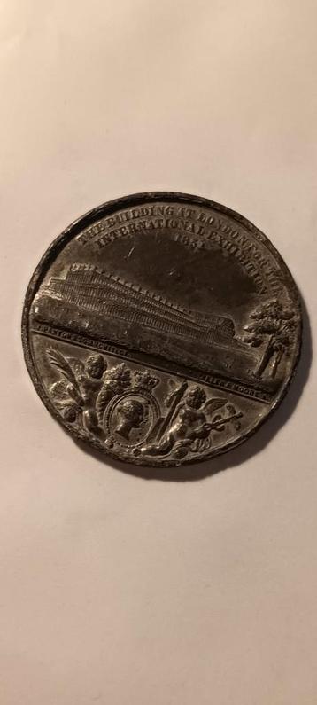 Zeldzame Medaille Internationale Tentoonstelling 1851 beschikbaar voor biedingen