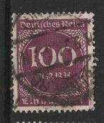 Duitsland 1923 - 100 Mark, Postzegels en Munten, Ophalen of Verzenden, Overige periodes, Gestempeld