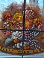 Teelt Westland gebrandschilderd glas in lood Toon Merkelbach, Ophalen