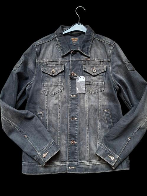 PME LEGEND spijkerstof jas maat M, Kleding | Heren, Jassen | Zomer, Nieuw, Maat 48/50 (M), Zwart, Ophalen of Verzenden