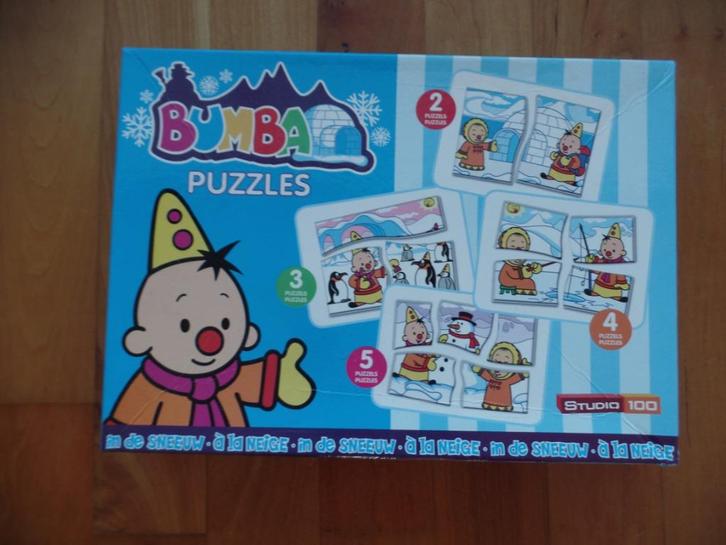 Bumba in de sneeuw puzzel 2+, Kinderen en Baby's, Speelgoed | Kinderpuzzels, Zo goed als nieuw, 2 tot 4 jaar, Minder dan 10 stukjes