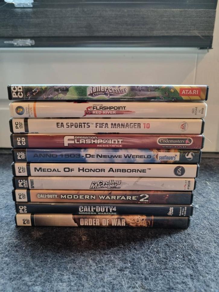 PC Games - Diverse Titels - Complete Collectie, Spelcomputers en Games, Games | Pc, Gebruikt, Strategie en Constructie, 1 speler