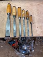 Zes hakbeitels van J.N ., Antiek en Kunst, Antiek | Gereedschap en Instrumenten, Ophalen of Verzenden