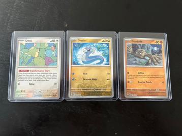 Pokemon 151 - reverse holo kaarten beschikbaar voor biedingen