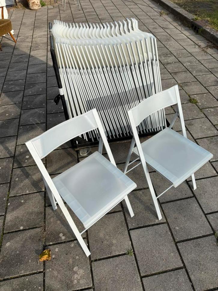 Partij pocket75 klapstoelen, Tuin en Terras, Tuinstoelen, Zo goed als nieuw, Ophalen of Verzenden