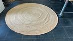 Jute vloerkleed 240 cm - rond - naturel - #1, Rond, Natuurlijk, Ophalen of Verzenden, 200 cm of meer