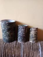 3x Berkenbast// CHAMOTTE keramiek, Antiek en Kunst, Ophalen of Verzenden