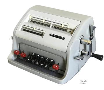 Facit C1-13.Mechanische Rekenmaschine beschikbaar voor biedingen