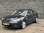 Mazda 3 1.6 Sedan 2005 Zwart Nap ✅ Nieuwe Apk, Auto's, Stof, Zwart, 4 cilinders, Metallic lak