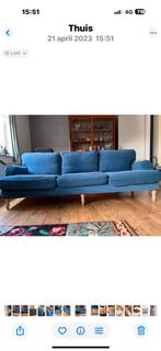 IKEA bankstel petrol blauw - 3 zits gratis, Huis en Inrichting, Banken | Bankstellen, Ophalen, Gebruikt, Driepersoons, 75 tot 100 cm