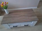 Landelijk salontafel met lades, Huis en Inrichting, Tafels | Salontafels, Gebruikt, 50 tot 100 cm, Landelijk, Minder dan 50 cm