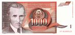 Joegoslavië - Nikola Tesla 1000 Dinar 26.11.90 UNC - P107, Verzenden, Joegoslavië