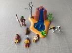 Playmobil indianen met waterval, Ophalen of Verzenden, Gebruikt