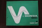 Honda CB550F CB550F1 1975 motorcycle parts list CB 550 F F1, Ophalen of Verzenden, Honda