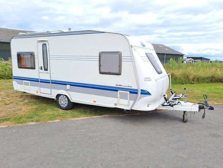 Hobby excellent easy 495 UFE zeer compleet Frans bed/mover, Caravans en Kamperen, Caravans, Particulier, tot en met 4, 1250 - 1500 kg