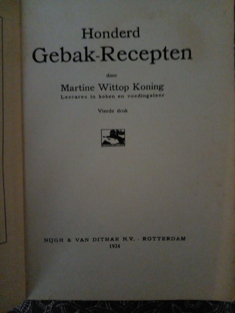 Honderd Gebak-Recepten - Martine Wittop Koning, Gelezen, Martine Wittop Koning, Ophalen of Verzenden, Nederland en België