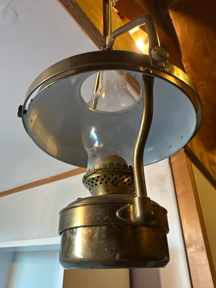 Vintage Messing Scheepslantaarn, Antiek en Kunst, Antiek | Lampen, Ophalen