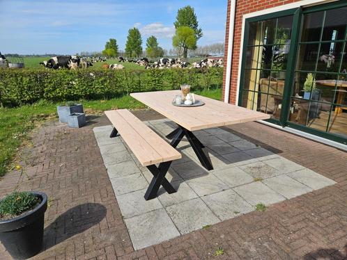 Douglashout Douglas Tuintafel Tafel met Matrixpoot, Tuin en Terras, Tuintafels, Nieuw