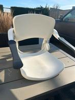 Inklapbare douche stoel / douchekruk met armleuningen – wit, Ophalen, Zo goed als nieuw, Wit
