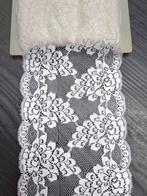 Prachtig breed stretch kant , 10 meter per haspel, Ophalen of Verzenden, Nieuw, Kant