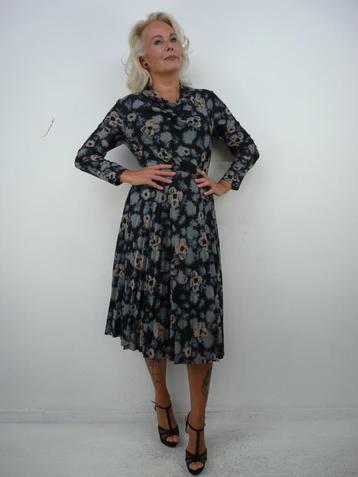 *Abfab Vintage 70's Jurk met Print 42* beschikbaar voor biedingen