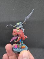 Warhammer age of sigmar Loonboss on giant squig, Figuurtje(s), Warhammer, Ophalen of Verzenden, Zo goed als nieuw