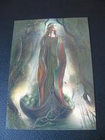Grote Dubbele Fantasy Kaart - Boself / Elf in Boot 18 x 12.5, Verzenden, 1980 tot heden, Overige thema's