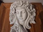 Decoratief tuinbeeld-/gezicht van een vrouw, Ophalen of Verzenden, Zo goed als nieuw