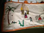 Wandkleed vintage Afrika 160 x 60, Ophalen of Verzenden