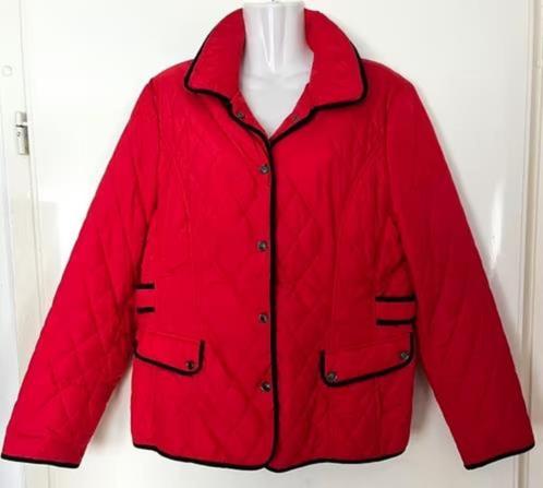 Gerry Weber rode jas maat 44 [DMv], Kleding | Dames, Jassen | Zomer, Zo goed als nieuw, Maat 42/44 (L), Rood, Ophalen of Verzenden