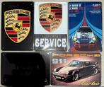 Metalen wandbord Porsche 20x30 cm (prijs =p/st) 3voor22€, Ophalen of Verzenden, Zo goed als nieuw, Auto's