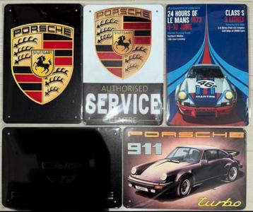 Metalen wandbord Porsche 20x30 cm (prijs =p/st) 3voor22€ beschikbaar voor biedingen
