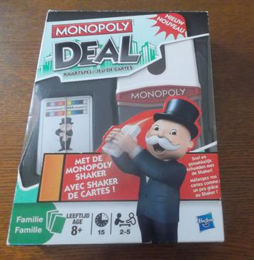 Kaartspel Monopoly Deal met Shuffle Shaker / Hasbro