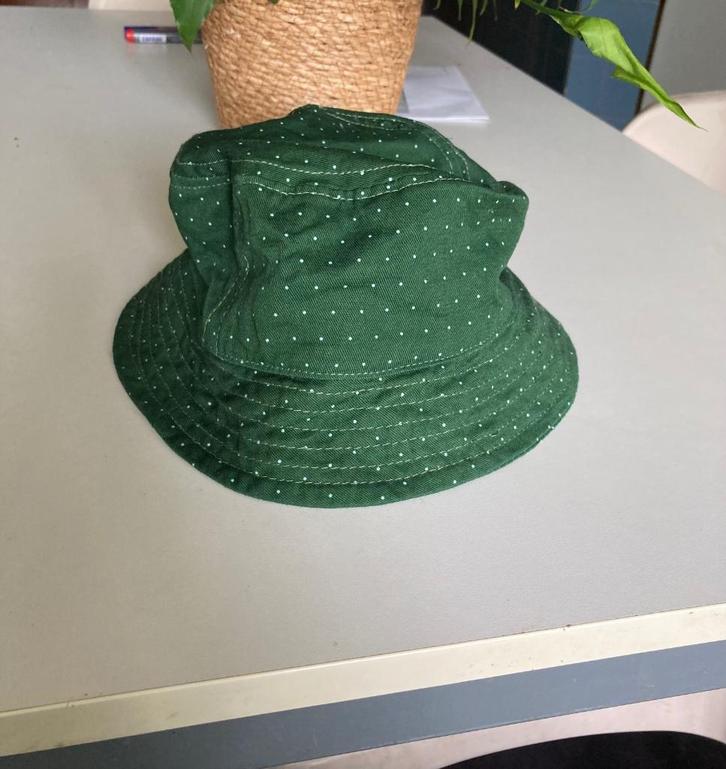 Dennengroene bucket hat met witte stippen – maat S – 100% ka, Kleding | Heren, Hoeden en Petten, Nieuw, Hoed, 57 cm (M, 7⅛ inch) of minder