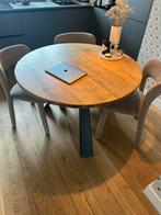 Eettafel eikenhout, Huis en Inrichting, Tafels | Eettafels, Ophalen, 100 tot 150 cm, Eikenhout, 50 tot 100 cm